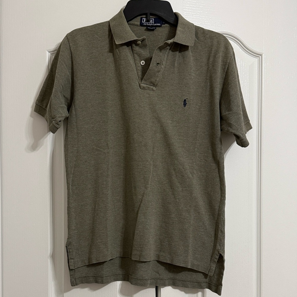 Polo by Ralph Lauren Olive Gray Knit Shirt